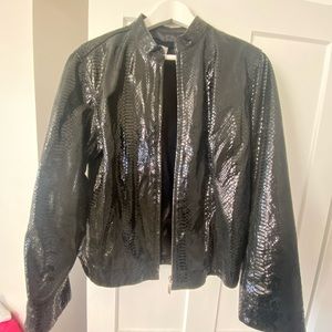Vintage Black chicos bomber jacket